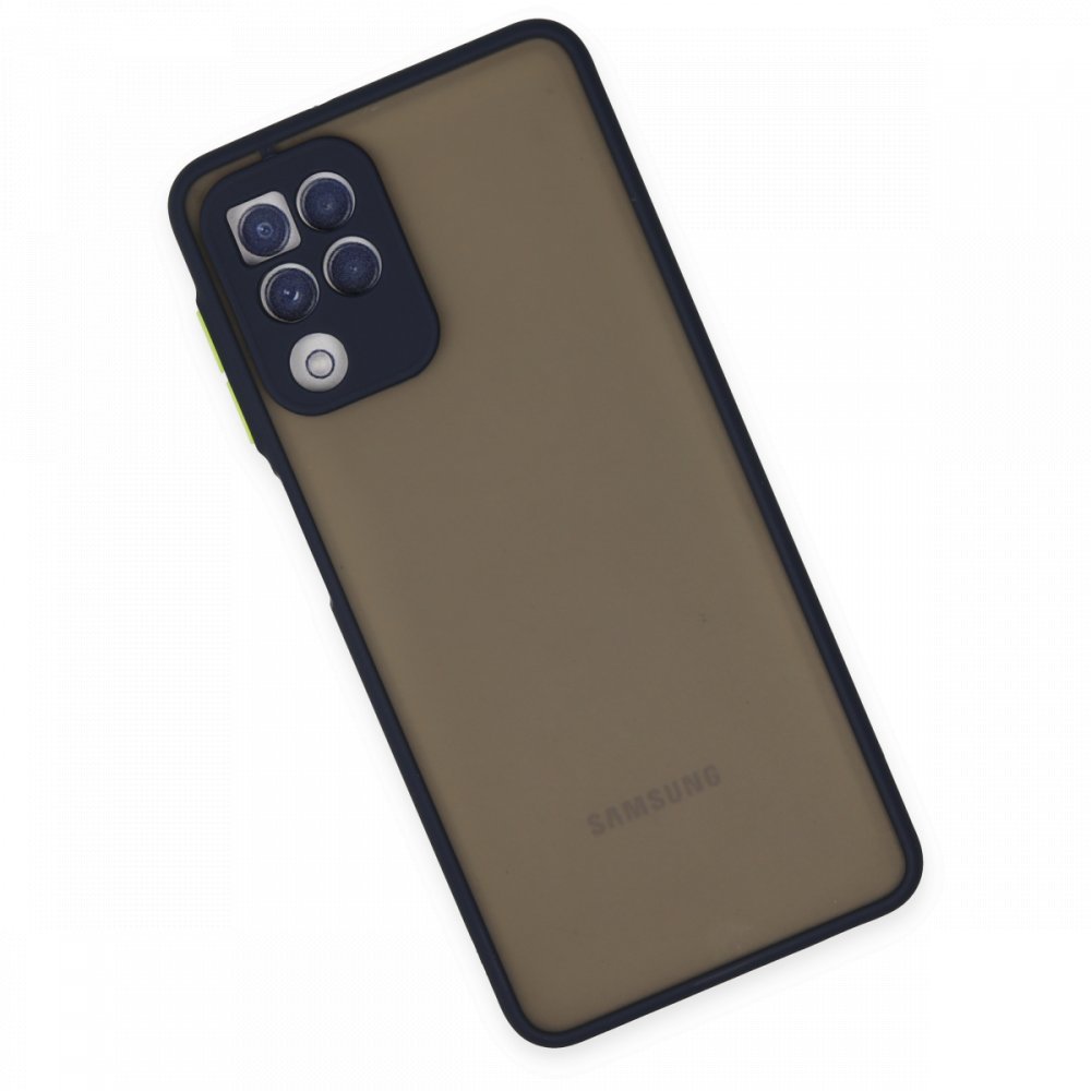 Samsung Galaxy M32 Kılıf Montreal Silikon Kapak - Lacivert Samsung Galaxy M32 Kılıf Montreal Silikon Kapak - Lacivert