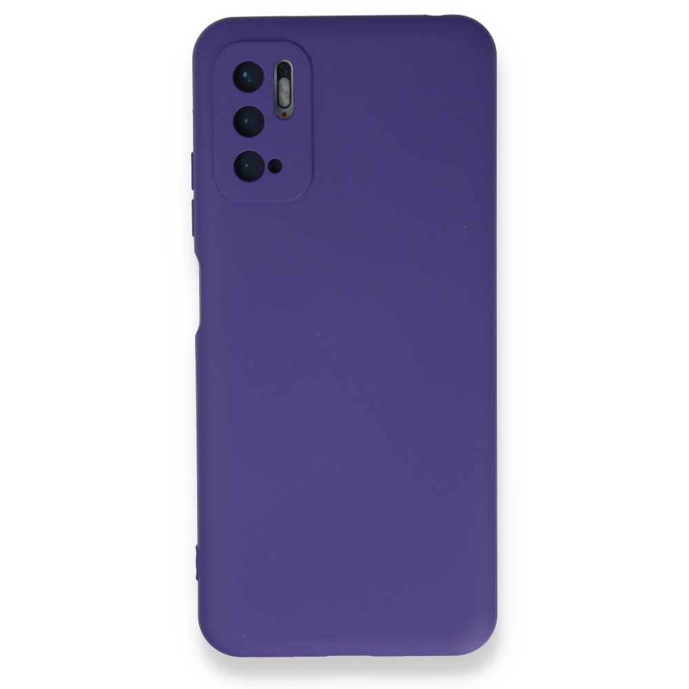  Xiaomi Poco M3 Pro Kılıf Nano içi Kadife Silikon - Mor