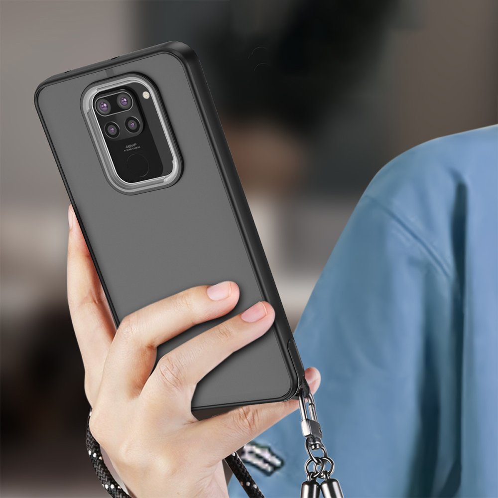 Redmi Note 9 Kılıf Elegant Kapak - Derin Mor