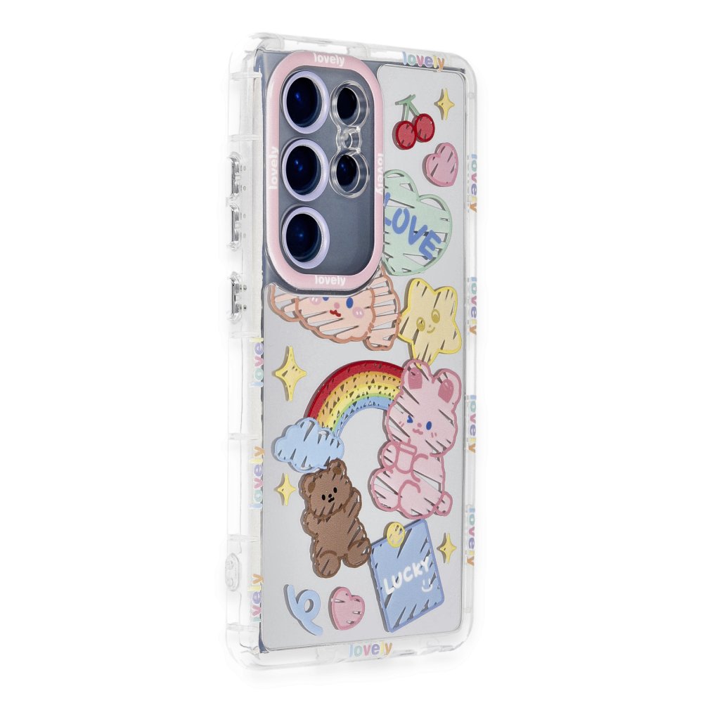  Samsung Galaxy S23 Ultra Kılıf Reflexion Desenli Kapak - Desen 4
