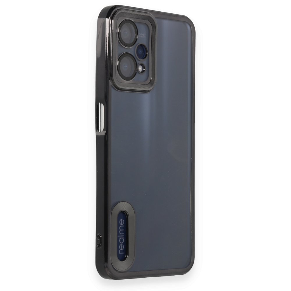 Realme 9 Pro 5G Kılıf Slot Silikon - Siyah  Realme 9 Pro 5G Kılıf Slot Silikon - Siyah