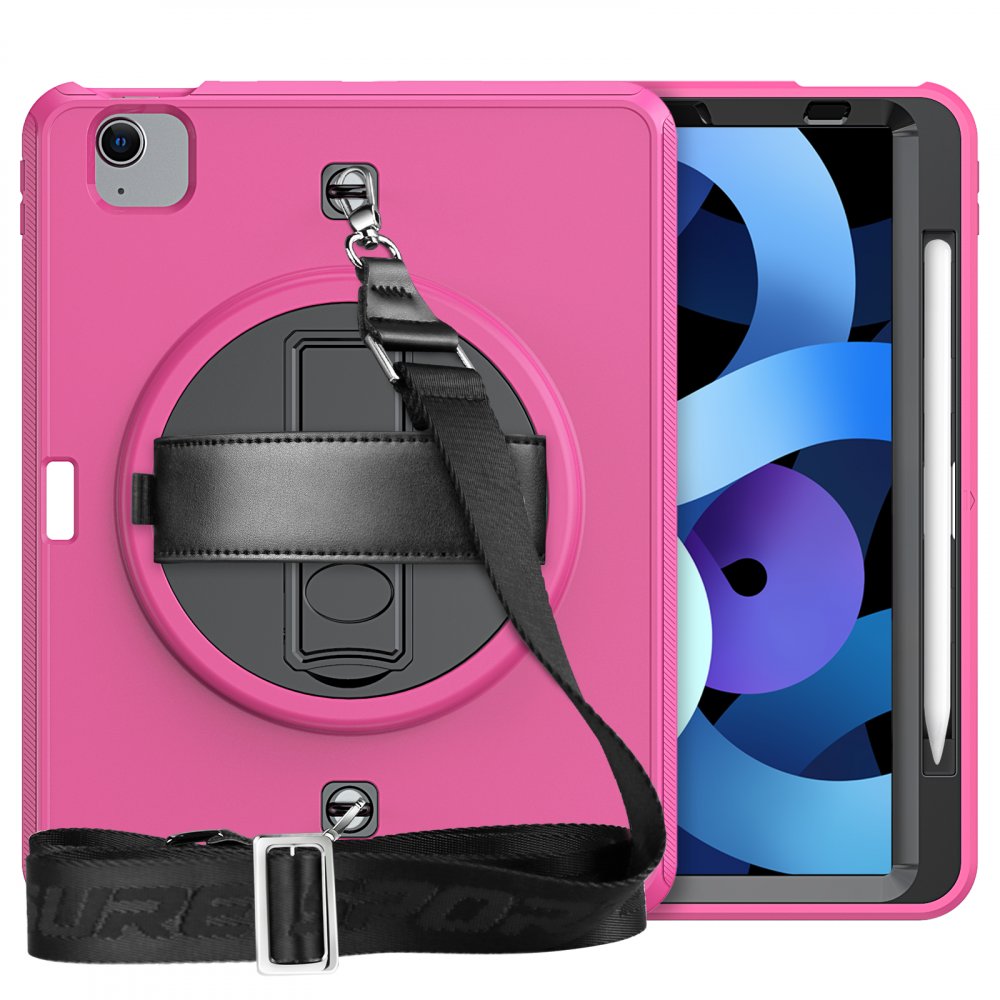  iPad Air 4 10.9 Kılıf Strap-C Otterbox Tablet Kapak - Pembe