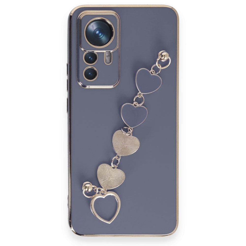 Xiaomi Mi 12T Pro Kılıf Esila Silikon - Gri  Xiaomi Mi 12T Pro Kılıf Esila Silikon - Gri