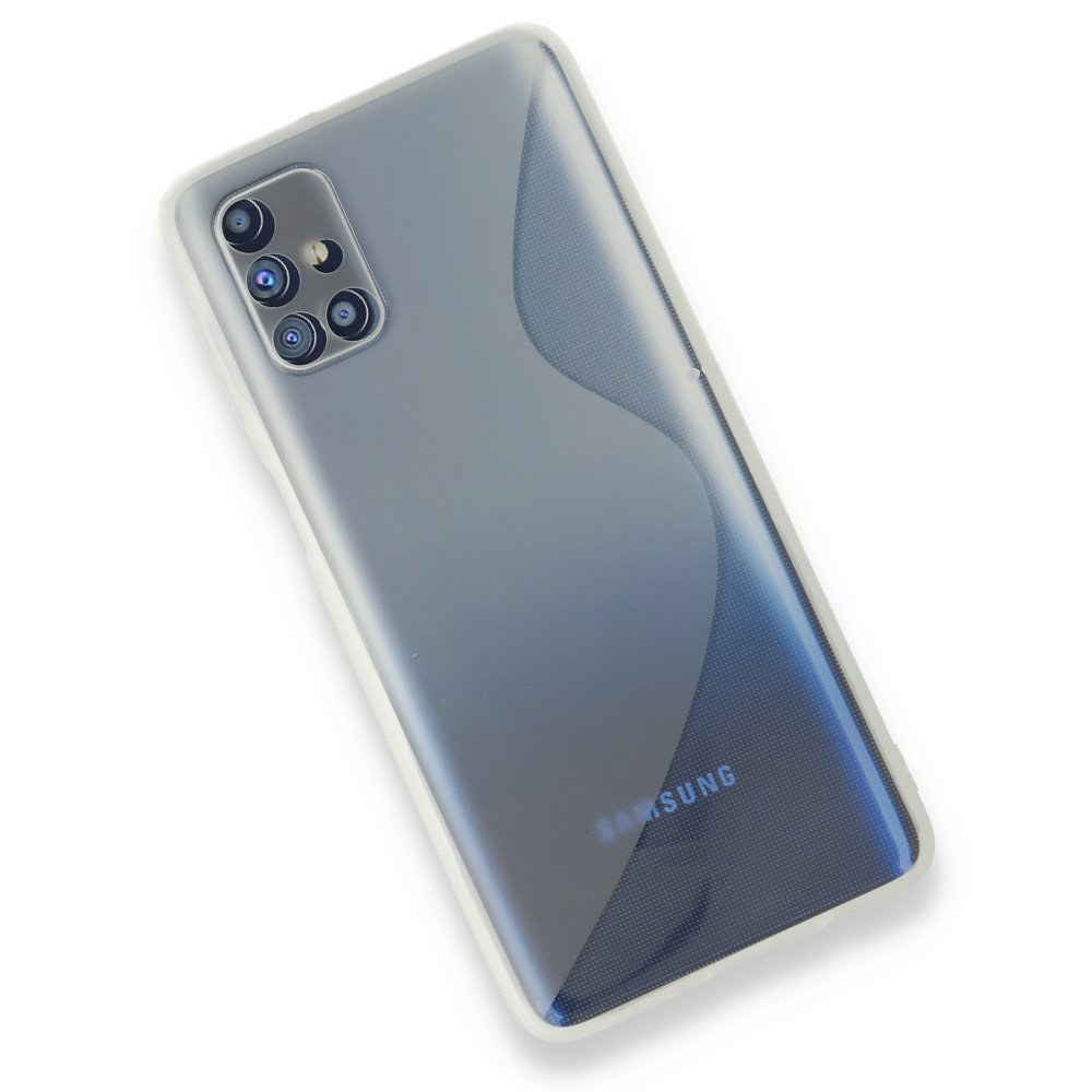  Samsung Galaxy M31S Kılıf S Silikon - Şeffaf