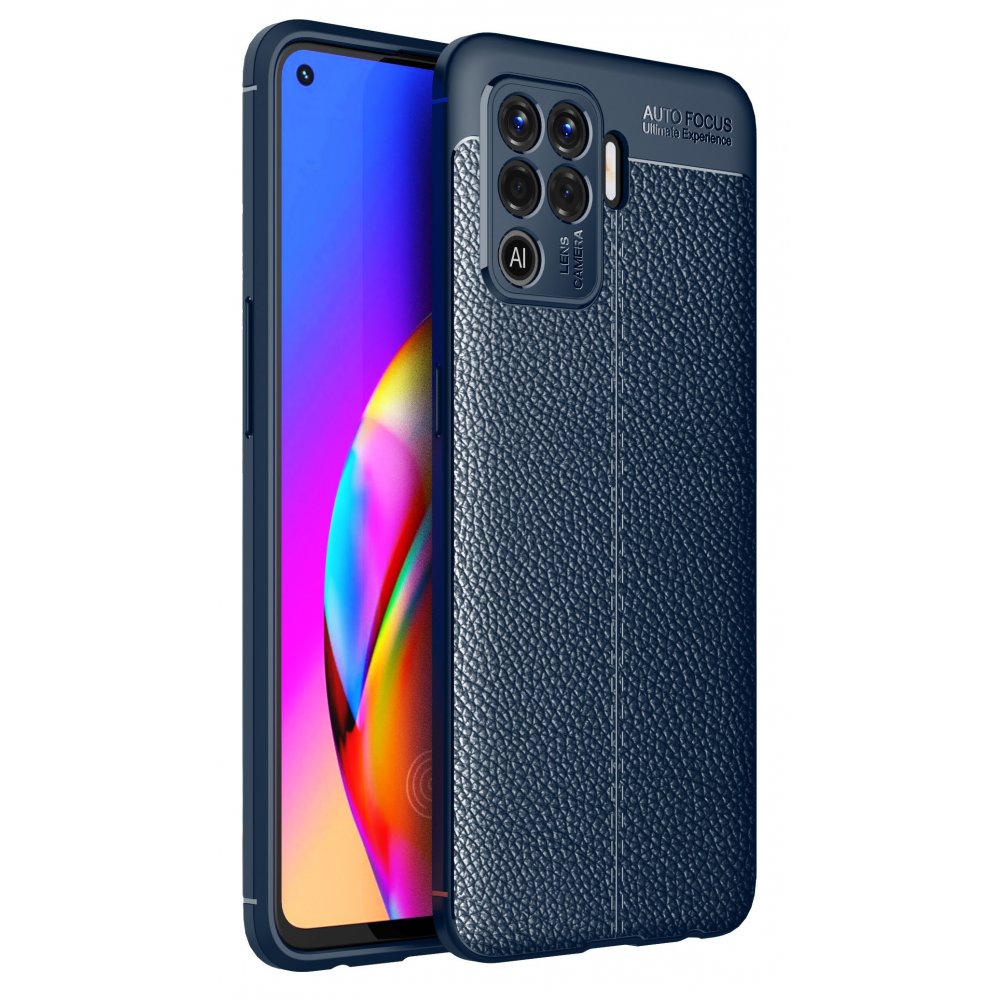  Oppo Reno 5 Lite Kılıf Auto Focus Kapak - Lacivert