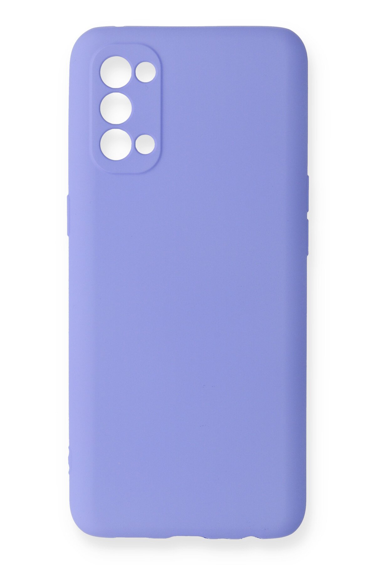  Oppo Reno 4 Kılıf First Silikon - Lila