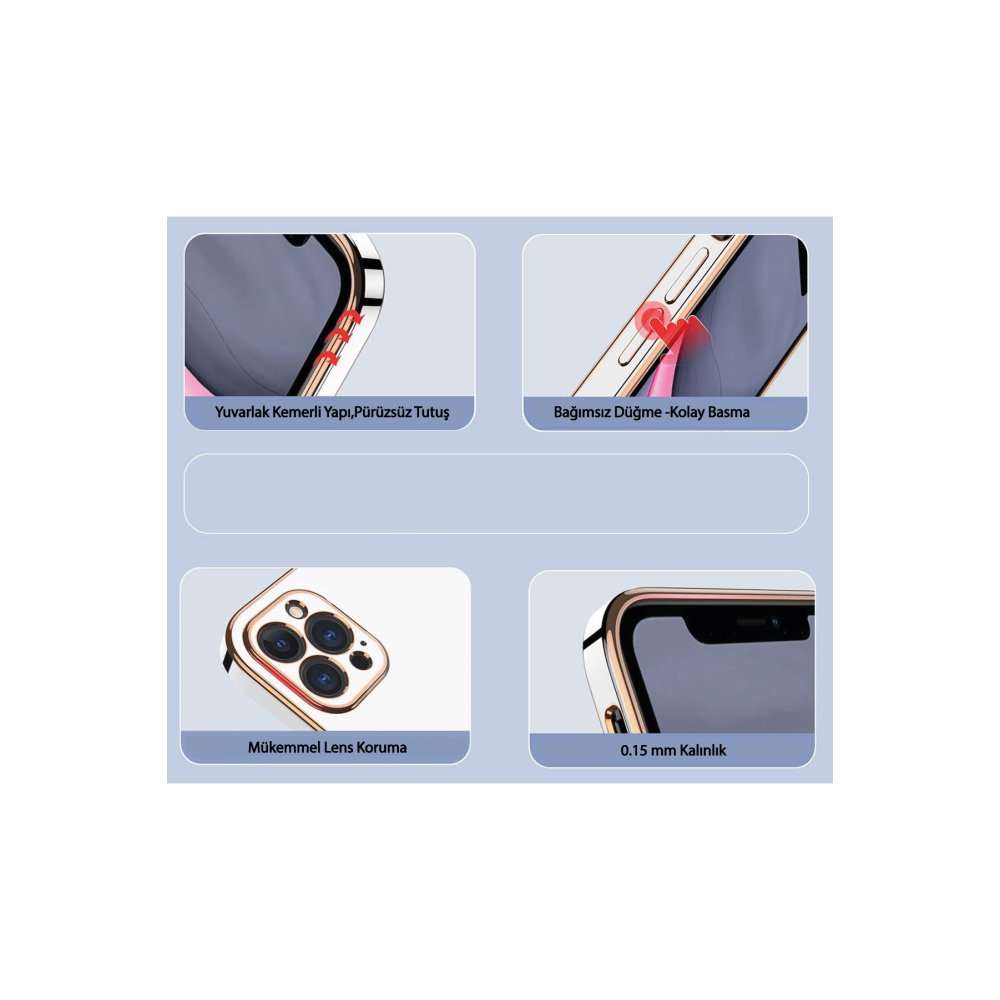  Xiaomi Poco C65 Kılıf Volet Silikon - Mavi