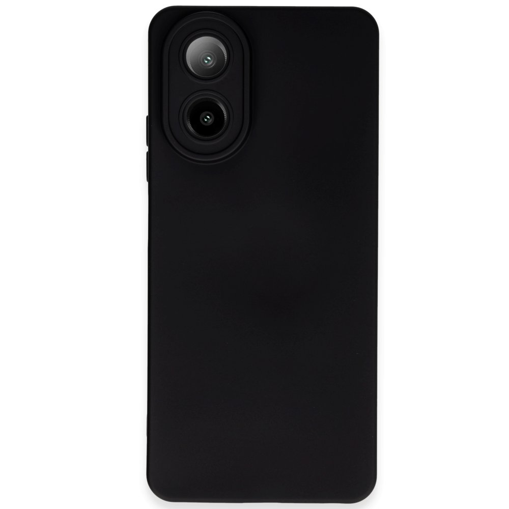 Oppo A38 Kılıf Nano içi Kadife Silikon - Siyah Oppo A38 Kılıf Nano içi Kadife Silikon - Siyah