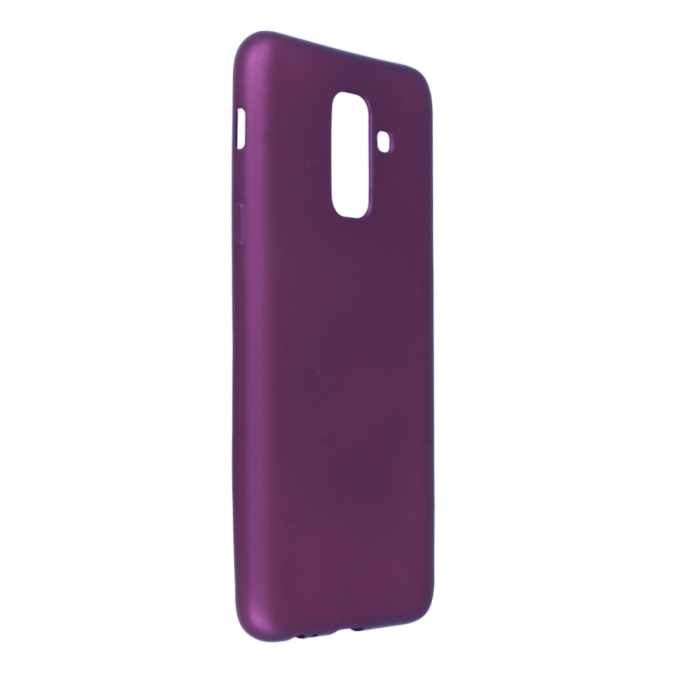  Samsung Galaxy A6 Plus 2018 Kılıf First Silikon - Mürdüm