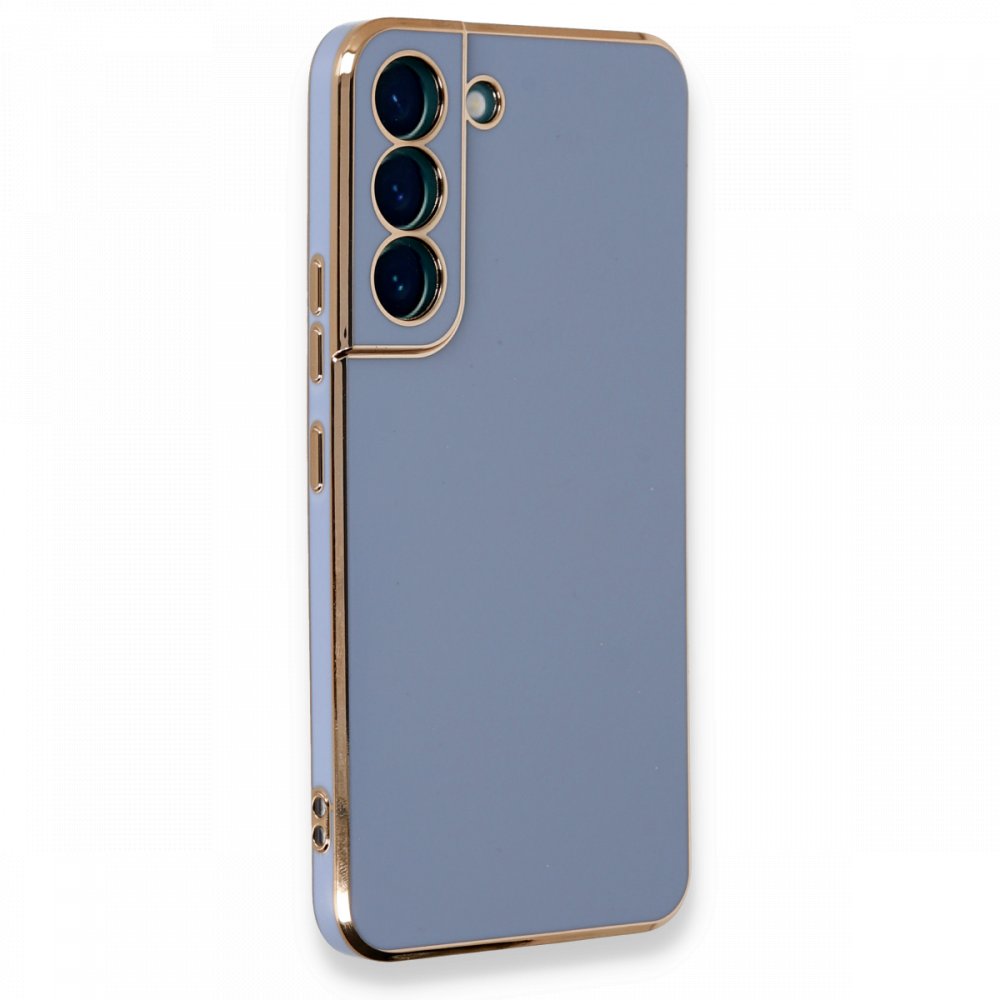  Samsung Galaxy S22 Plus Kılıf Volet Silikon - Mavi