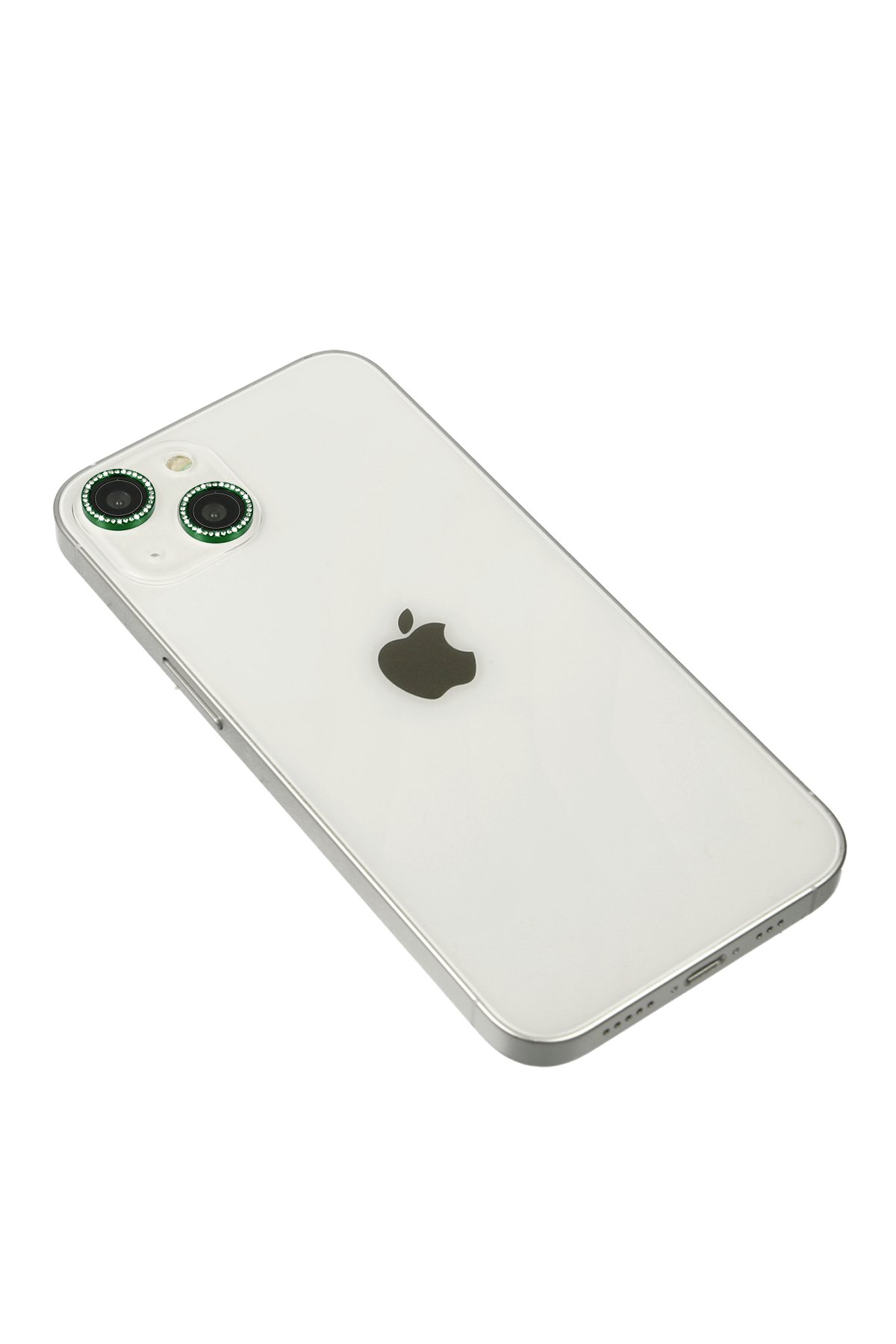 iPhone 14 Plus Diamond Kamera Lens - Yeşil iPhone 14 Plus Diamond Kamera Lens - Yeşil