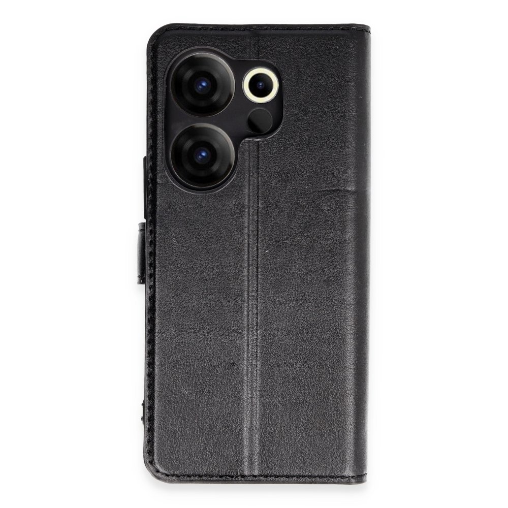 Tecno Camon 20 Premier 5G Kılıf Trend S Plus Kapaklı Kılıf - Siyah Tecno Camon 20 Premier 5G Kılıf Trend S Plus Kapaklı Kılıf - Siyah
