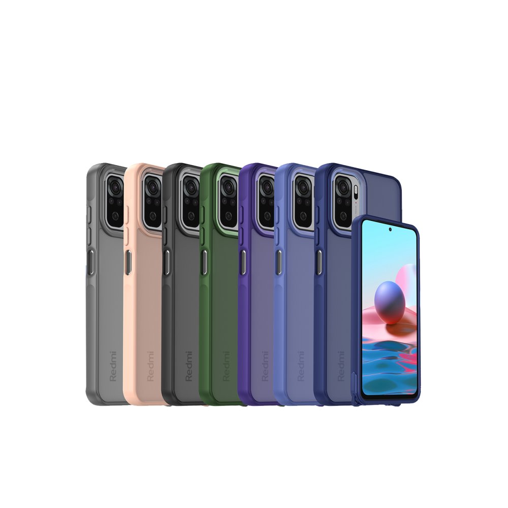 Redmi Note 10S Kılıf Elegant Kapak - Yeşil