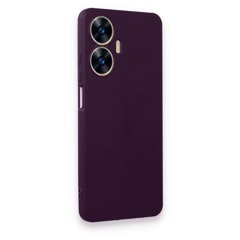 Realme C55 Kılıf First Silikon - Mor Realme C55 Kılıf First Silikon - Mor