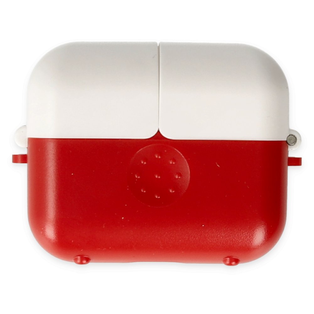Airpods 3 (3.nesil) Basmalı Kılıf - Kırmızı-Beyaz Airpods 3 (3.nesil) Basmalı Kılıf - Kırmızı-Beyaz