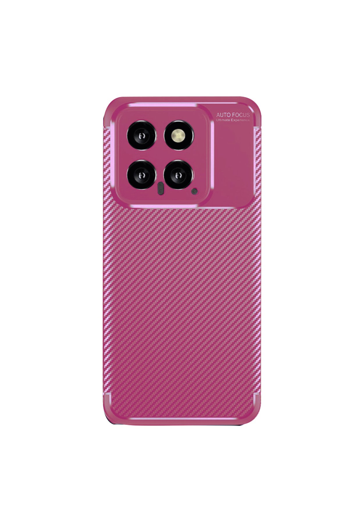 Xiaomi Mi 14T Kılıf Auto Focus Karbon Kapak - Pembe Xiaomi Mi 14T Kılıf Auto Focus Karbon Kapak - Pembe
