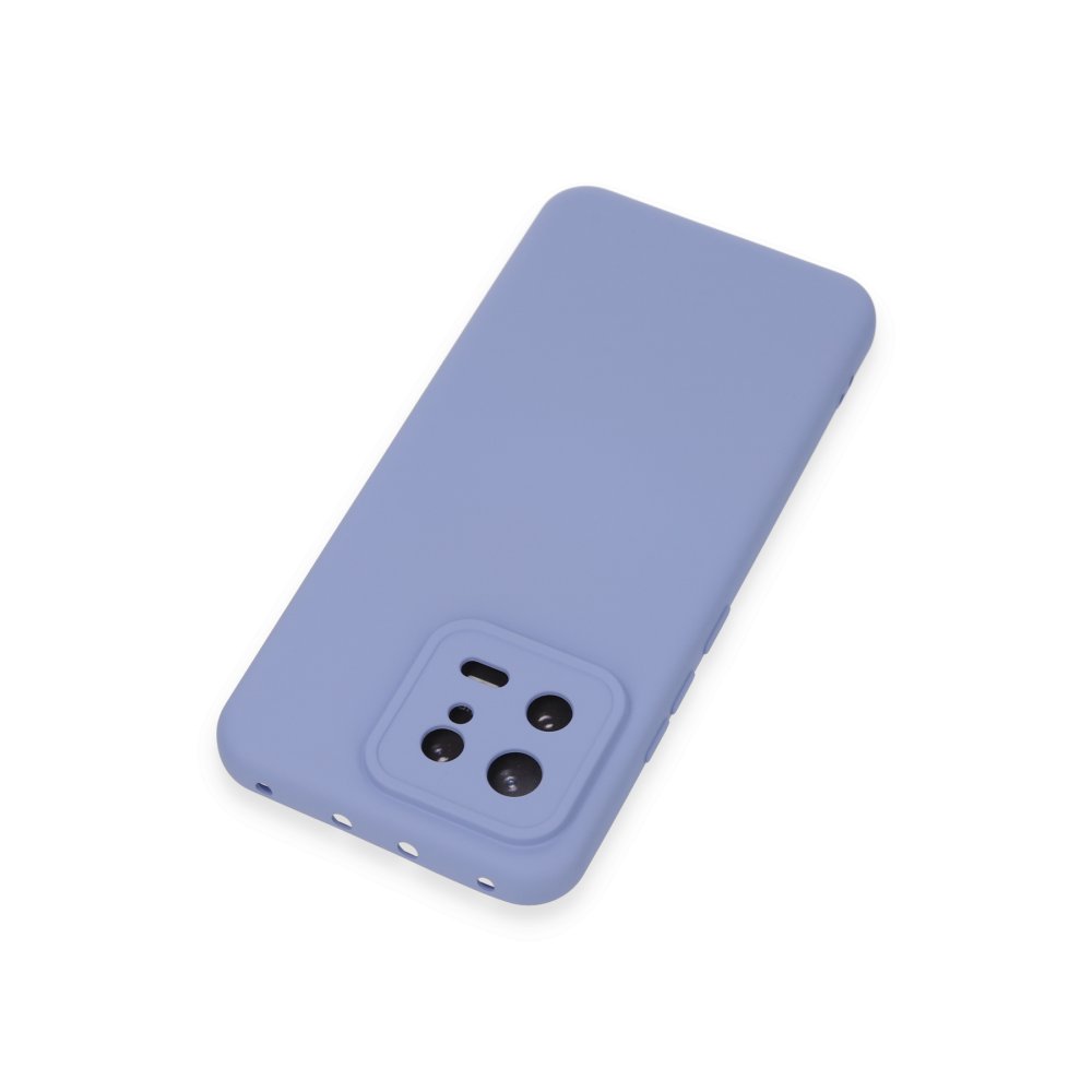 Xiaomi Mi 13 Kılıf Nano içi Kadife Silikon - Lila Xiaomi Mi 13 Kılıf Nano içi Kadife Silikon - Lila