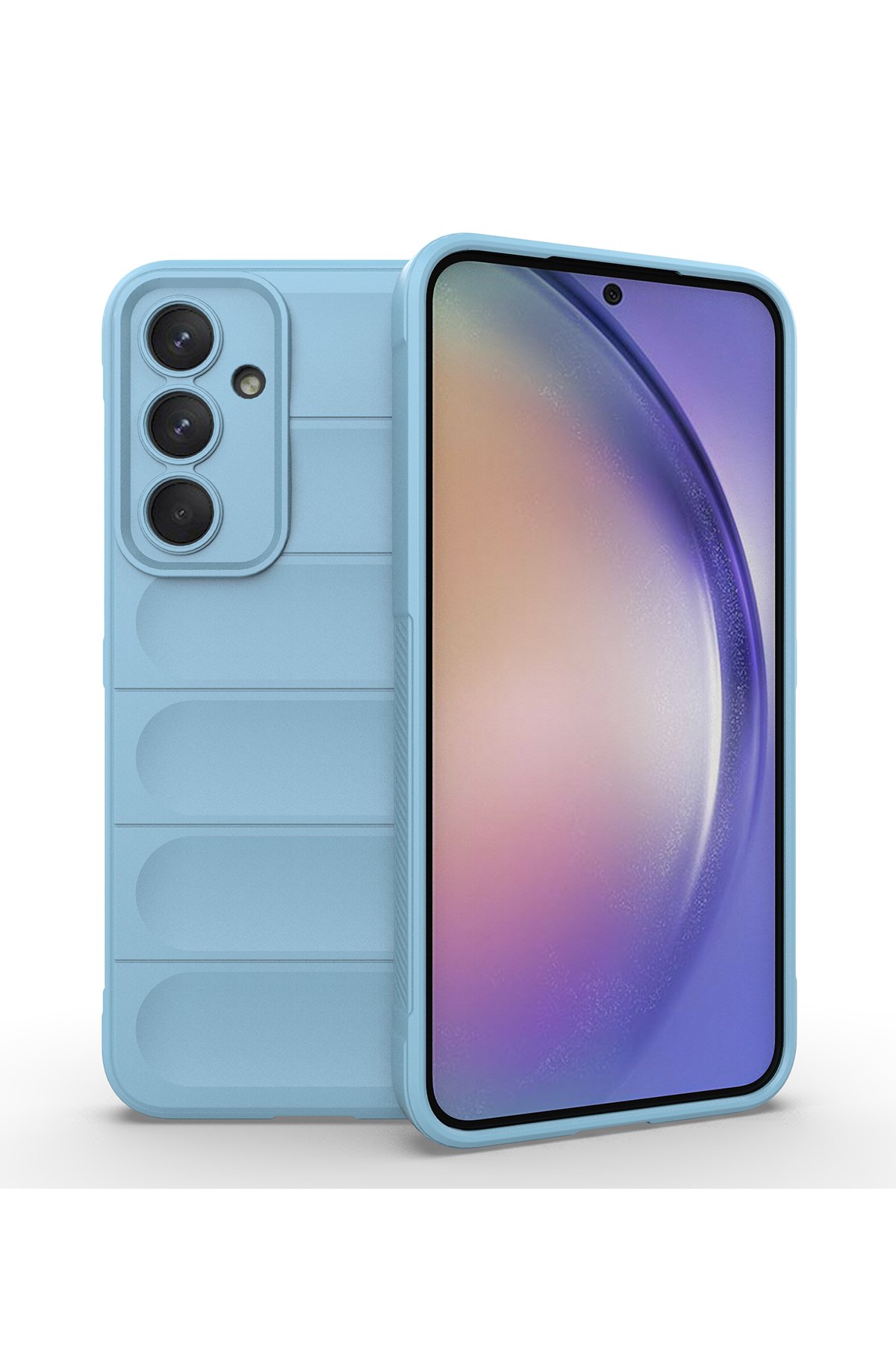  Samsung Galaxy A35 5G Kılıf Optimum Silikon - Sky Blue