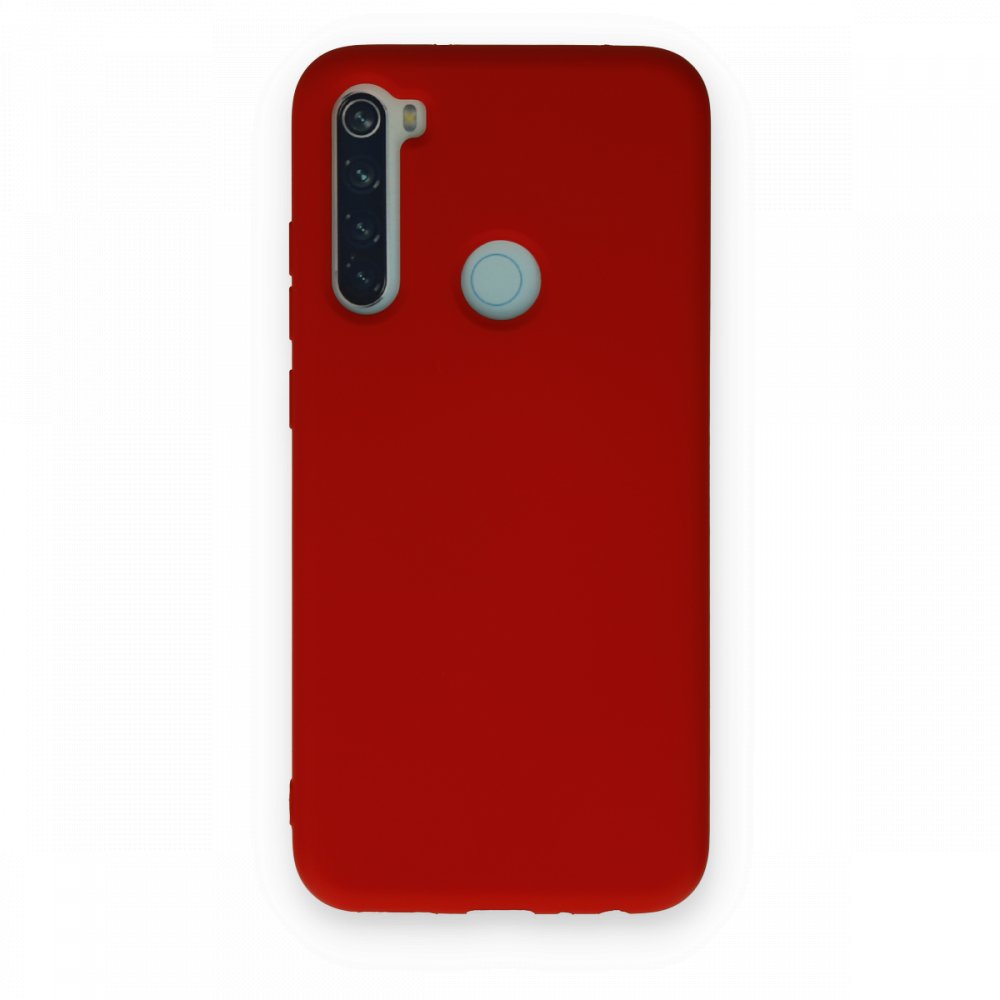 Redmi Note 8 Kılıf Nano içi Kadife Silikon - Kırmızı
