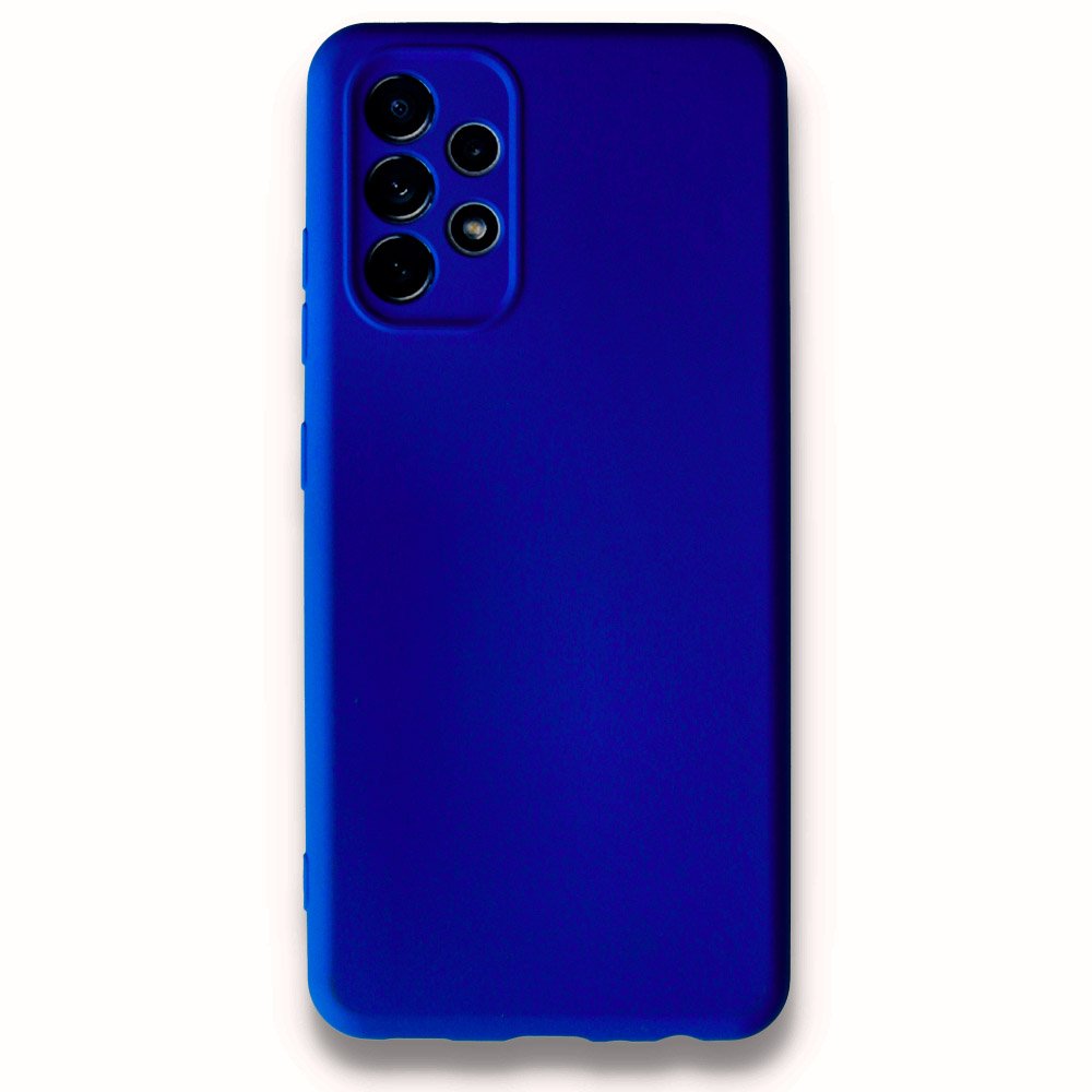  Samsung Galaxy A52S Kılıf Nano içi Kadife Silikon - Lacivert
