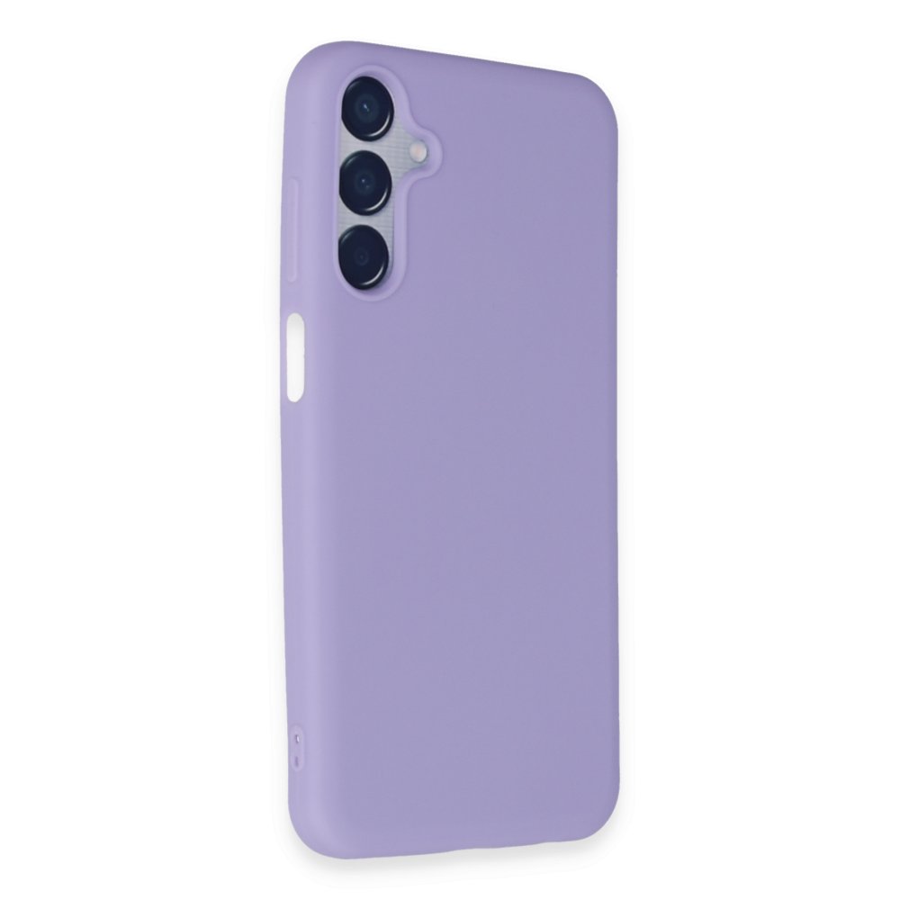  Samsung Galaxy M15 Kılıf First Silikon - Lila