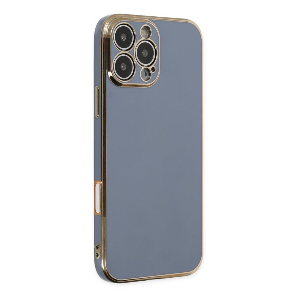  iPhone 16 Pro Kılıf Volet Silikon - Mavi