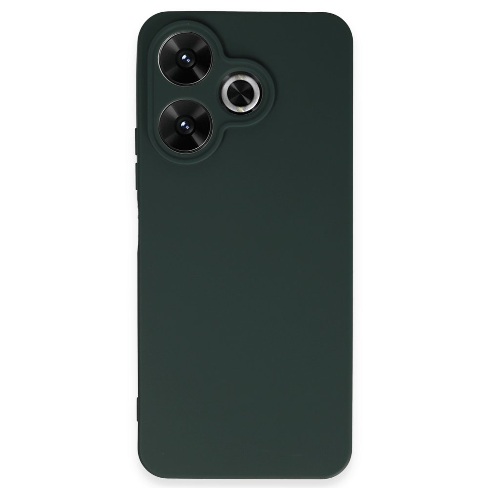 Redmi 13 4G Kılıf First Silikon - Koyu Yeşil Redmi 13 4G Kılıf First Silikon - Koyu Yeşil