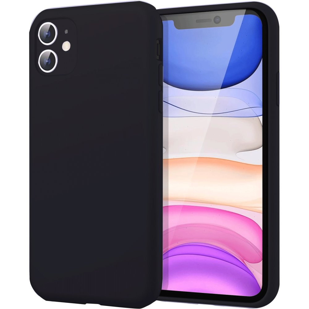 iPhone 11 Kılıf First Silikon - Siyah iPhone 11 Kılıf First Silikon - Siyah