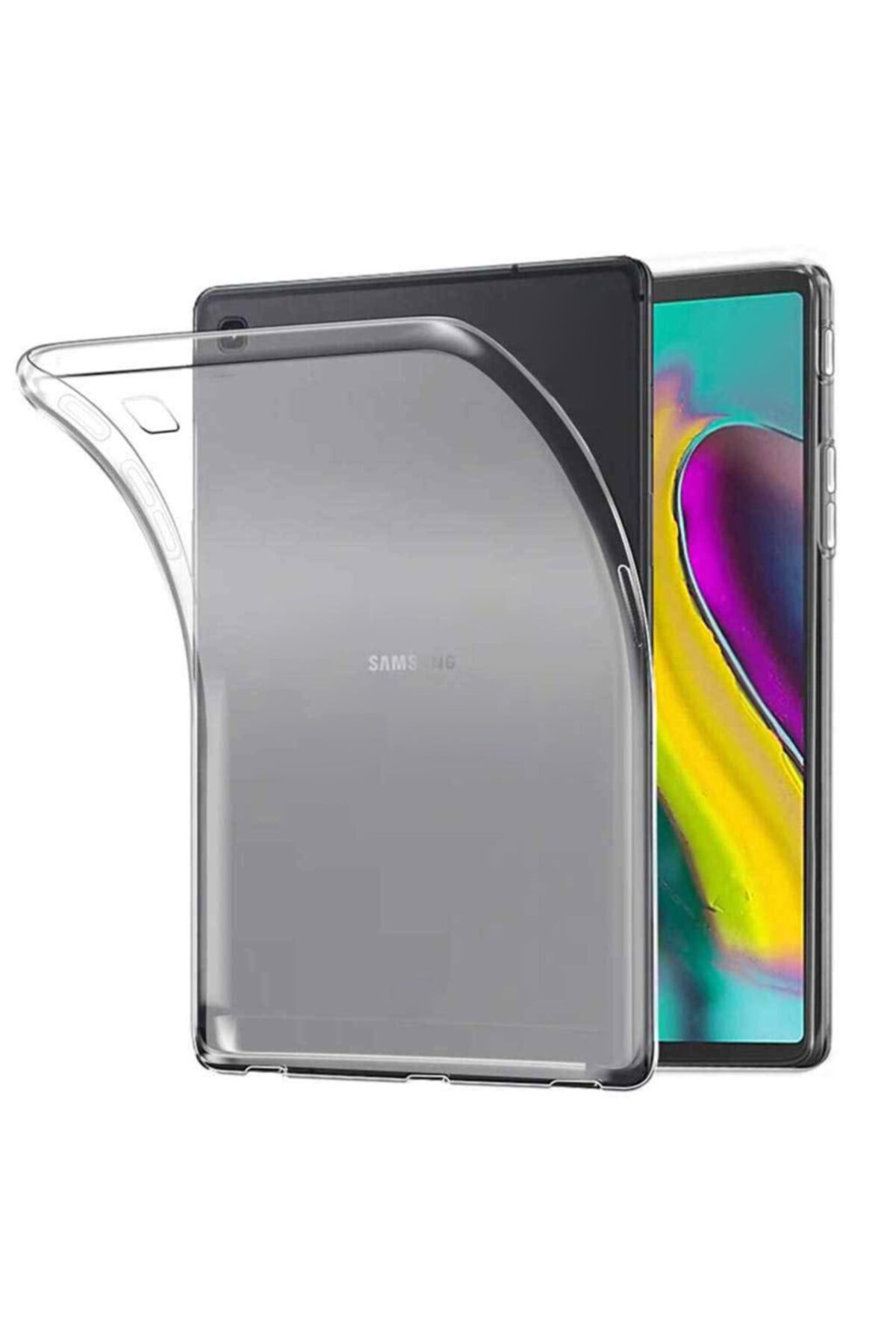 Samsung Galaxy T720 Tab S5e 10.5 Kılıf Tablet Şeffaf Silikon Samsung Galaxy T720 Tab S5e 10.5 Kılıf Tablet Şeffaf Silikon