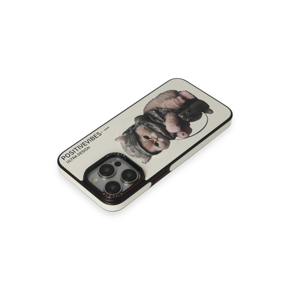 Joko iPhone 15 Pro Max Fun Magsafe Kapak - Beyaz
