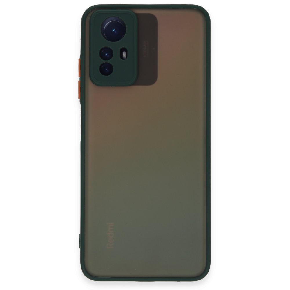 Redmi Note 12S Kılıf Montreal Silikon Kapak - Yeşil Redmi Note 12S Kılıf Montreal Silikon Kapak - Yeşil