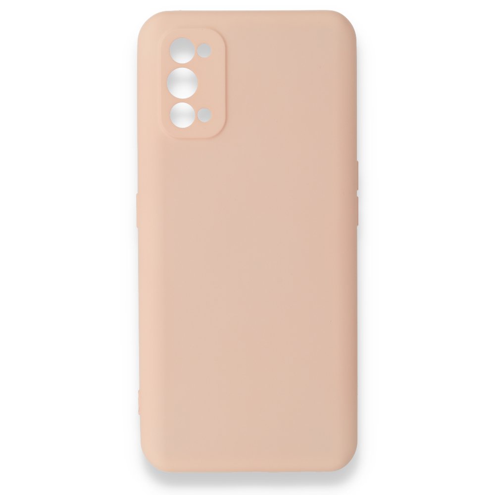 Realme 7 Pro Kılıf Nano içi Kadife Silikon - Pembe  Realme 7 Pro Kılıf Nano içi Kadife Silikon - Pembe