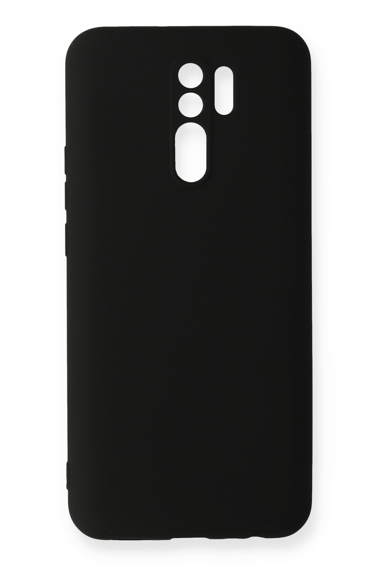 Redmi 9 Kılıf Nano içi Kadife Silikon - Siyah Redmi 9 Kılıf Nano içi Kadife Silikon - Siyah