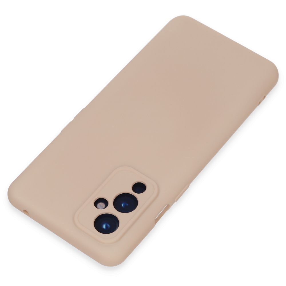 One Plus 9 Kılıf Nano içi Kadife Silikon - Pudra One Plus 9 Kılıf Nano içi Kadife Silikon - Pudra