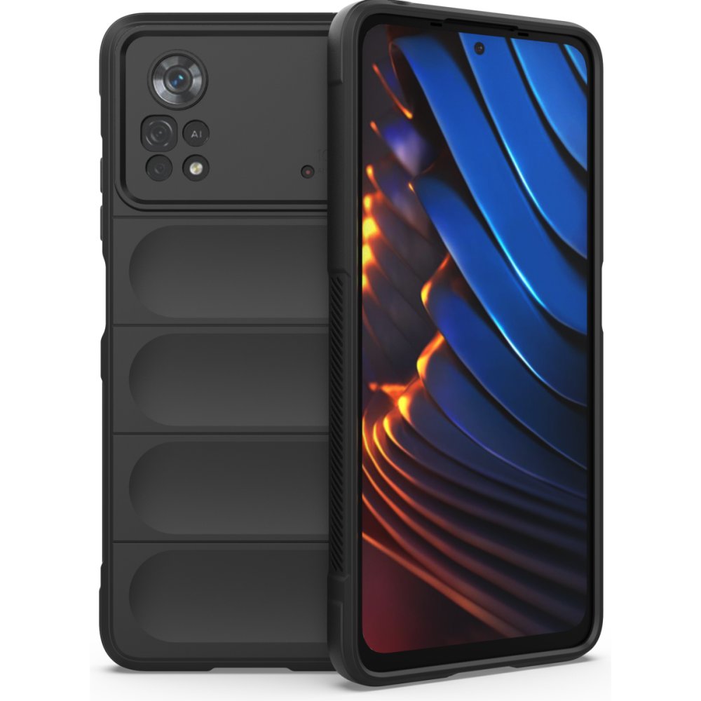 Xiaomi Poco X4 Pro 5G Kılıf Optimum Silikon - Siyah