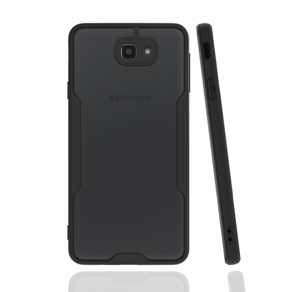  Samsung Galaxy J7 Prime Kılıf Platin Silikon - Siyah