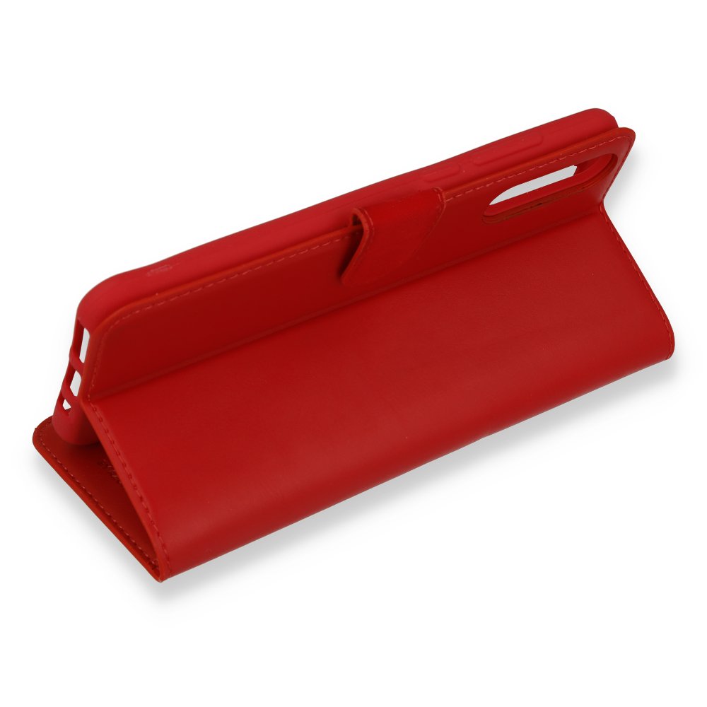  Huawei Y8P Kılıf Trend S Plus Kapaklı Kılıf - Kırmızı