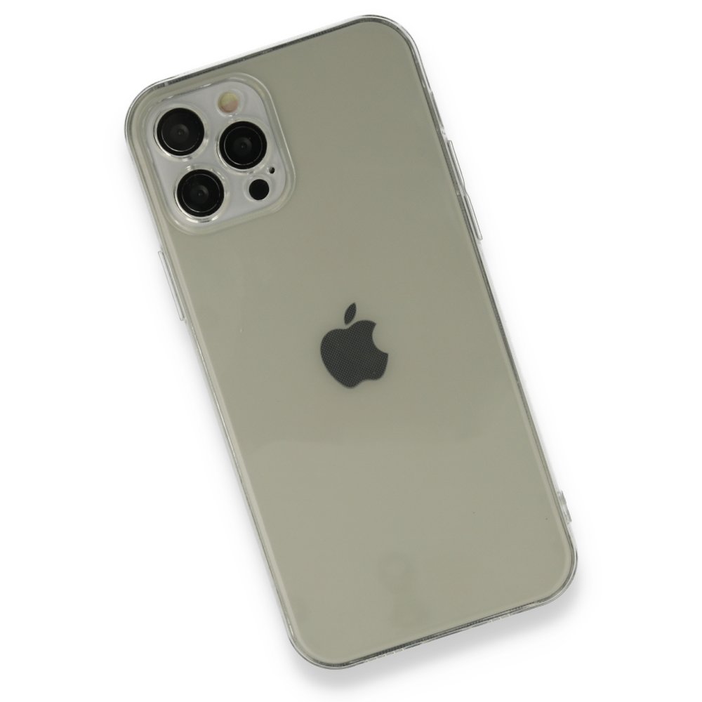  iPhone 12 Pro Kılıf Fly Lens Silikon - Şeffaf