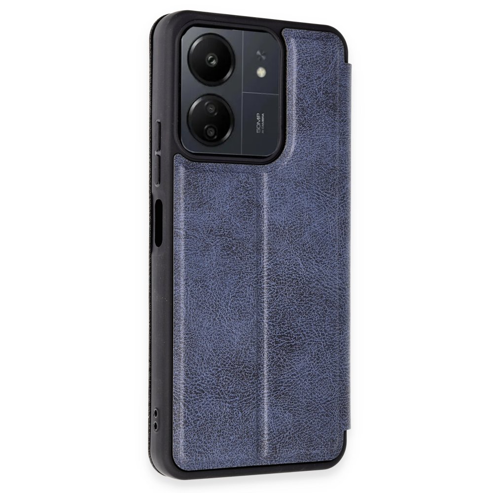 Redmi 13C Kılıf Flip Cover - Lacivert