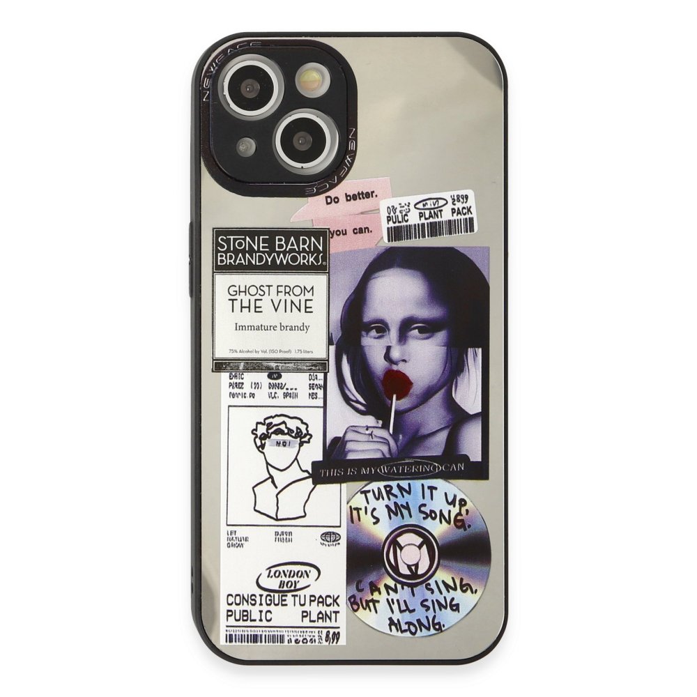  iPhone 15 Kılıf Mirror Desenli Kapak - Mirror - 2