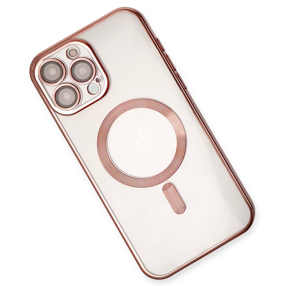 iPhone 15 Pro Kılıf Kross Magneticsafe Kapak - Rose iPhone 15 Pro Kılıf Kross Magneticsafe Kapak - Rose