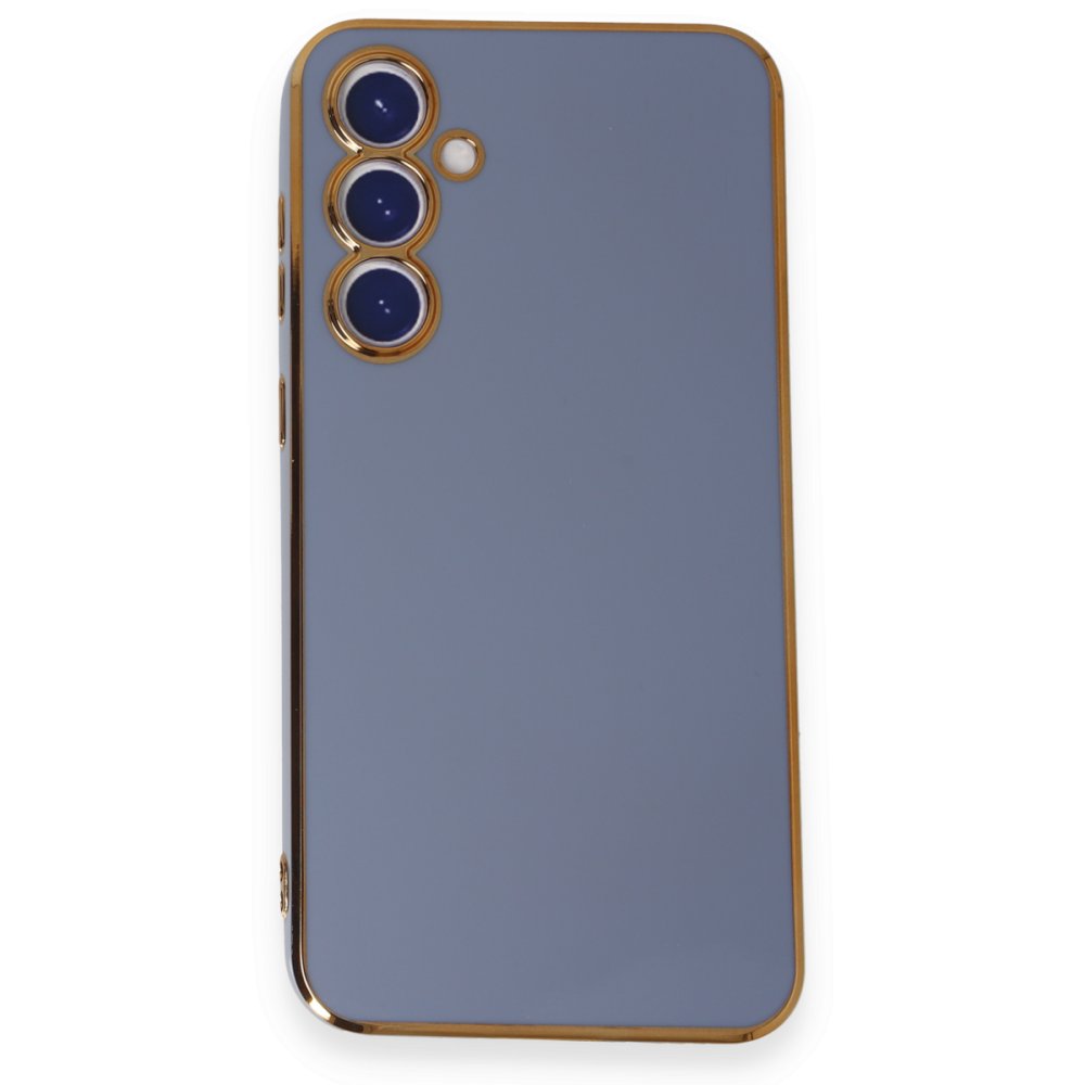  Samsung Galaxy S23 FE Kılıf Volet Silikon - Mavi