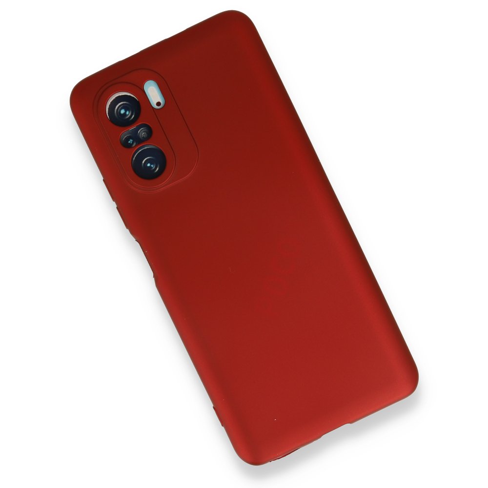Redmi K40 Kılıf First Silikon - Kırmızı Redmi K40 Kılıf First Silikon - Kırmızı