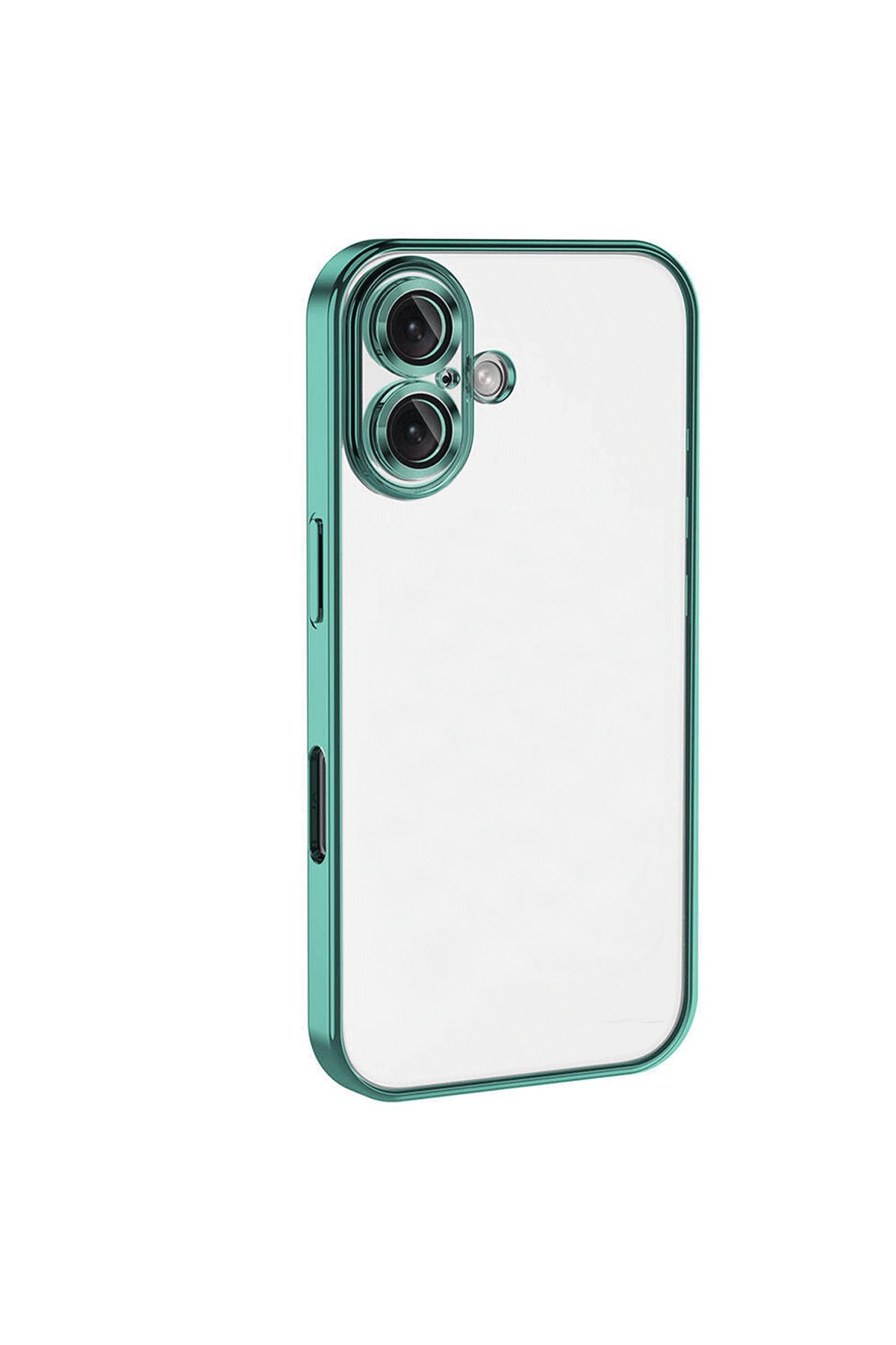  iPhone 16 Plus Kılıf Razer Lensli Silikon - Turkuaz