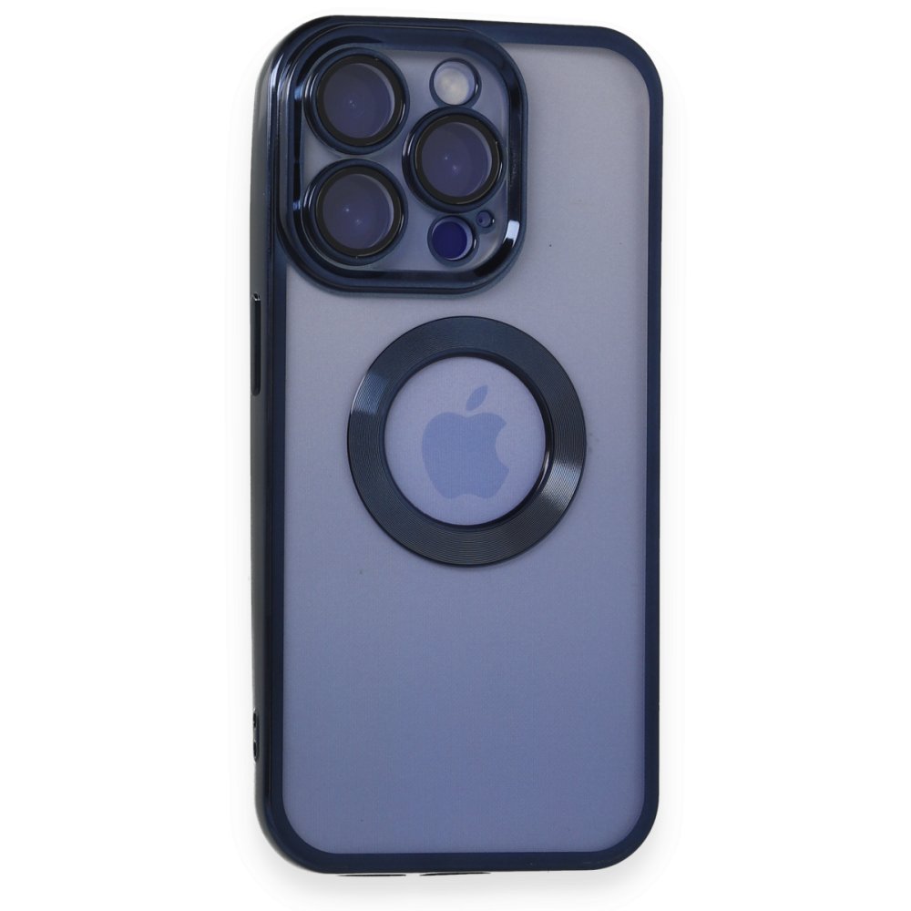  iPhone 15 Pro Max Kılıf Slot Silikon - Lacivert