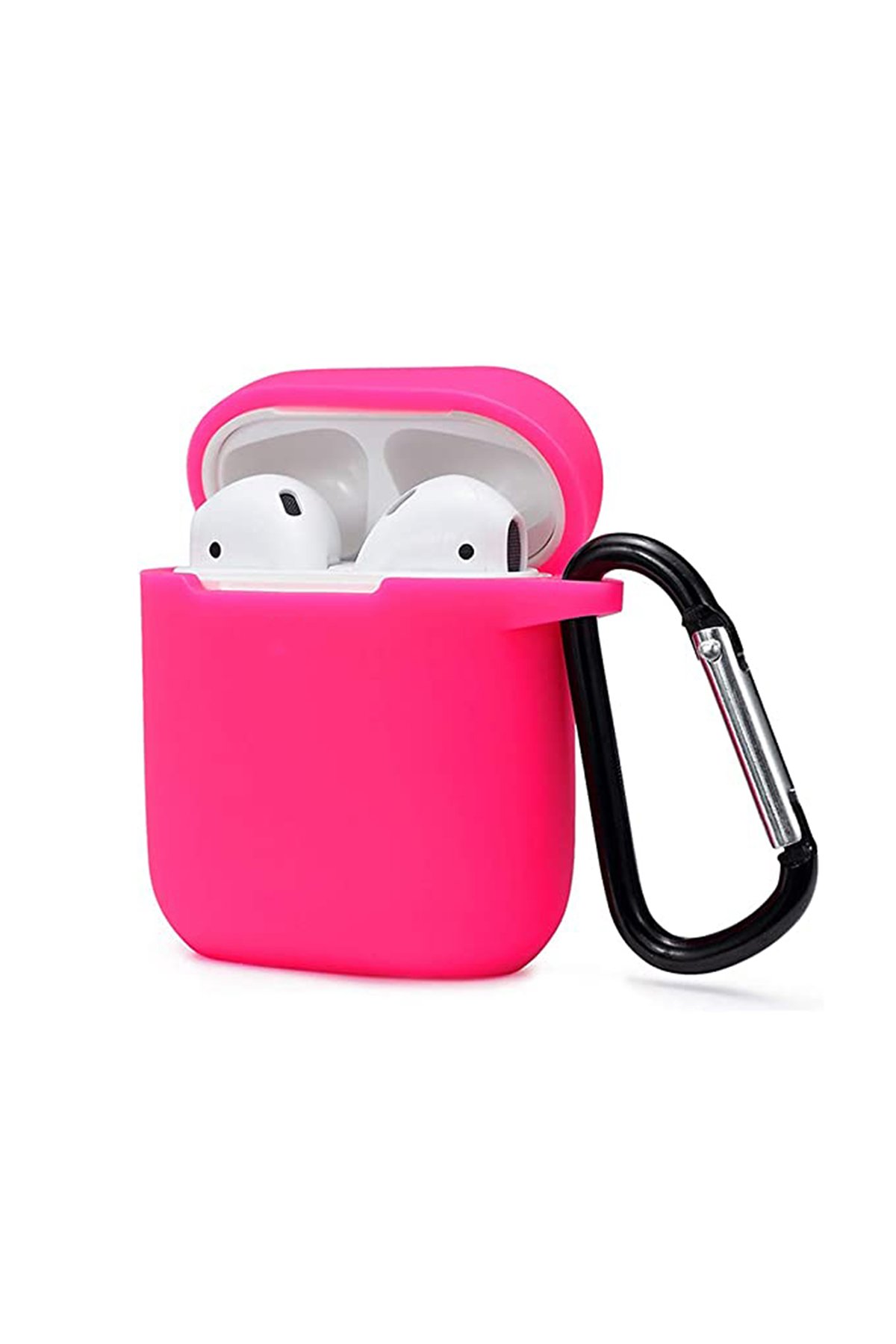 Airpods 2 (2.nesil) Sert Silikon Kılıf - Pembe Airpods 2 (2.nesil) Sert Silikon Kılıf - Pembe