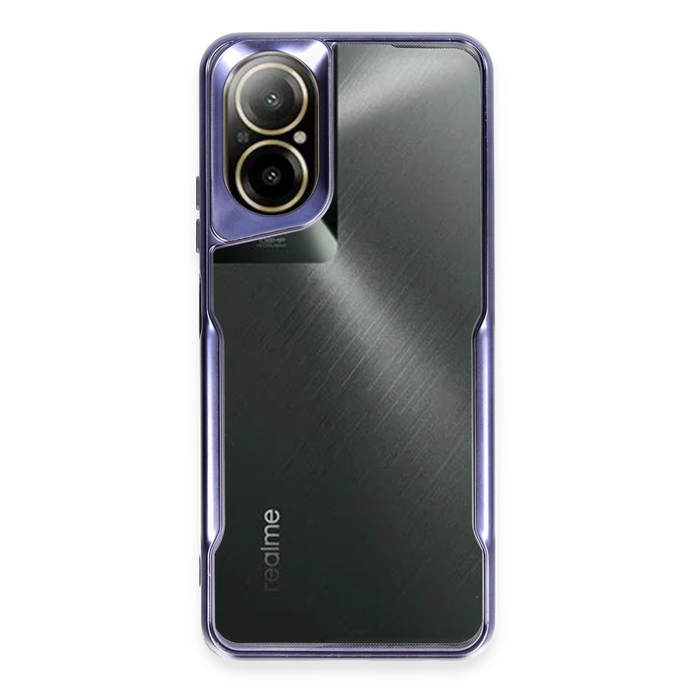 Realme 12 Lite Kılıf Boyi Silikon Kapak - Lacivert  Realme 12 Lite Kılıf Boyi Silikon Kapak - Lacivert