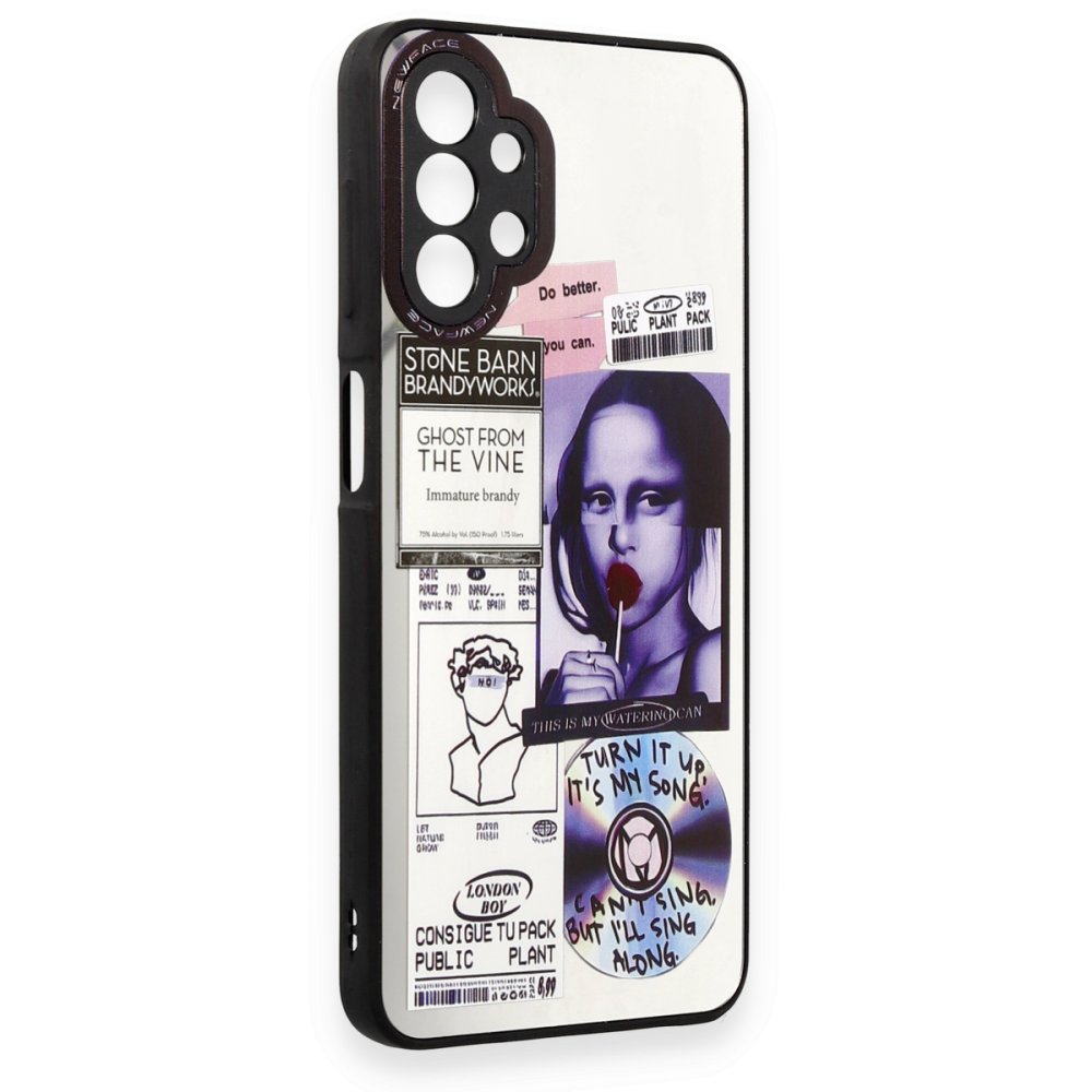  Samsung Galaxy A13 4G Kılıf Mirror Desenli Kapak - Mirror - 2
