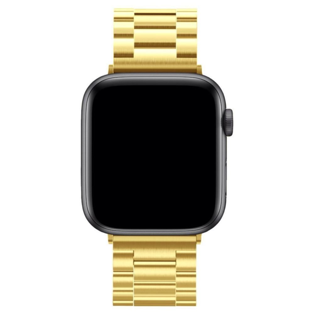  Apple Watch 45mm Metal Baklalı Kordon - Gold