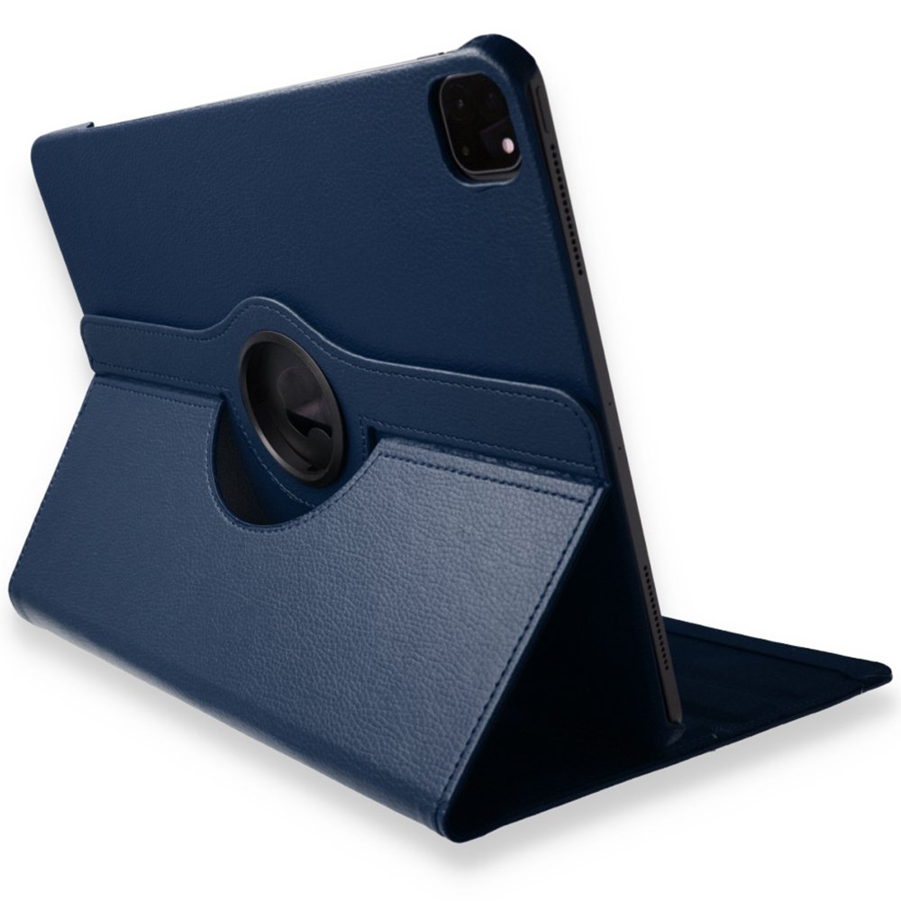  iPad Air 4 10.9 Kılıf 360 Tablet Deri Kılıf - Lacivert
